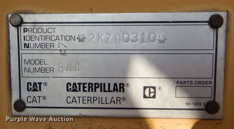 image for item DM4376 2001 Caterpillar 844  wheel dozer