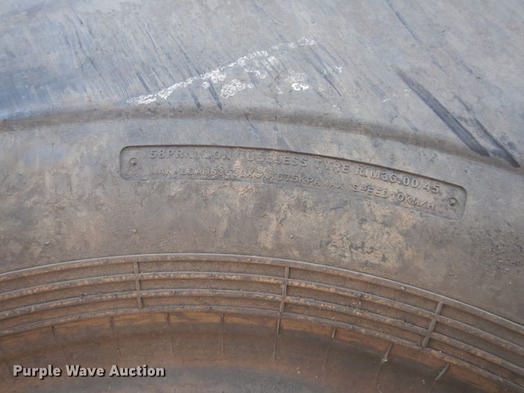 image for item DM4378 (4) Radar 45/65-45 dozer tires