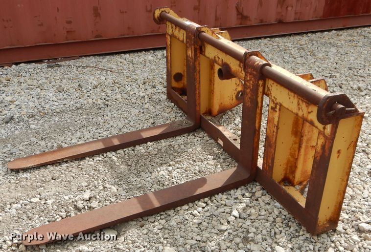 image for item DM4381 Shop built loader forks