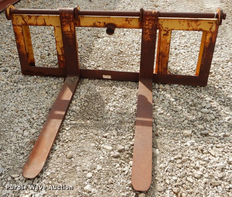 image for item DM4381 Shop built loader forks