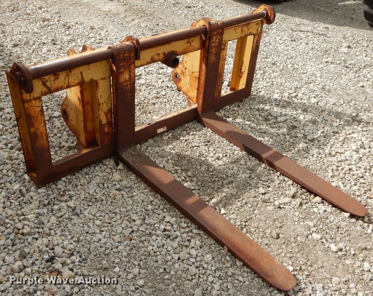 image for item DM4381 Shop built loader forks