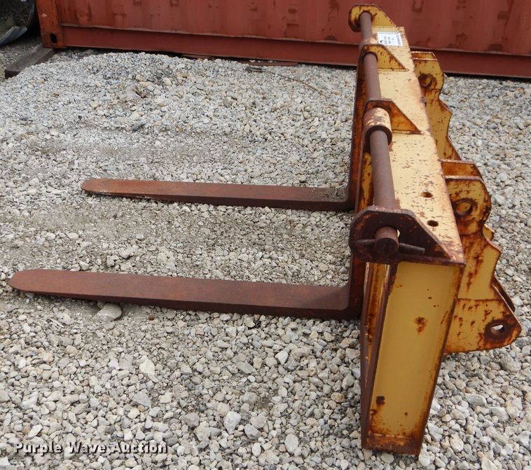 image for item DM4381 Shop built loader forks