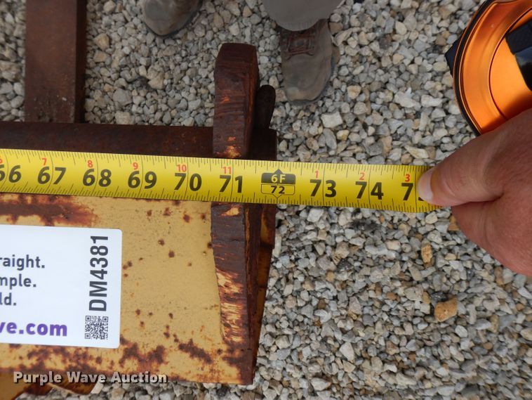 image for item DM4381 Shop built loader forks