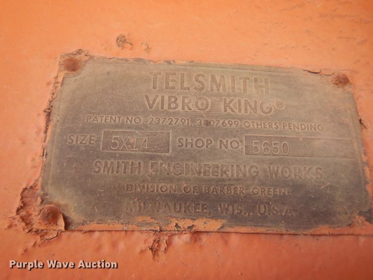 image for item DM5283 Telsmith Vibro-King  screening plant