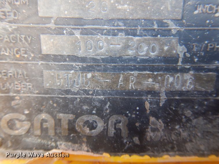 image for item DM5284 Gator  impact crushing plant