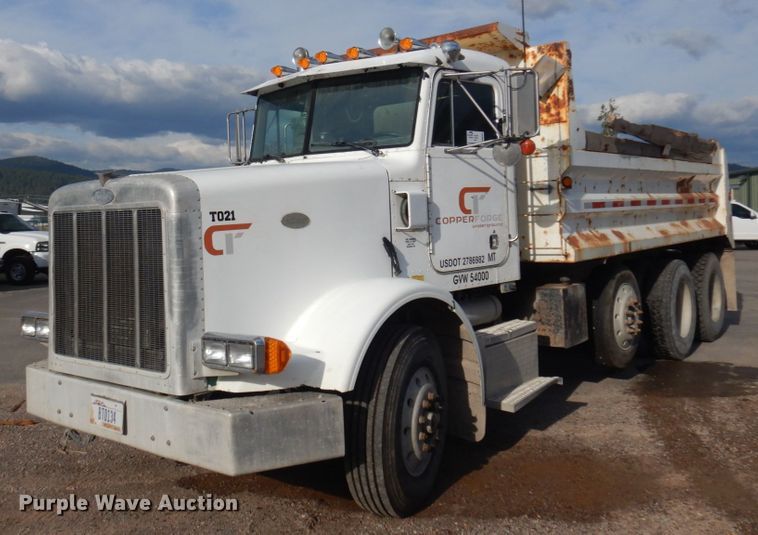 image for item DM5287 1994 Peterbilt 378  dump truck