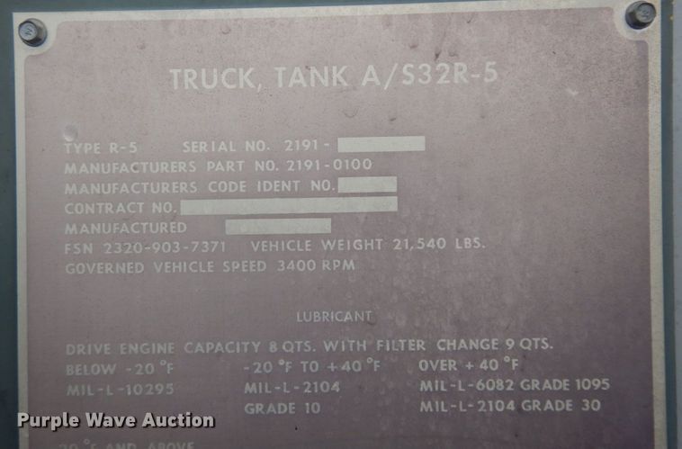 image for item DM5293 GMC  fuel truck