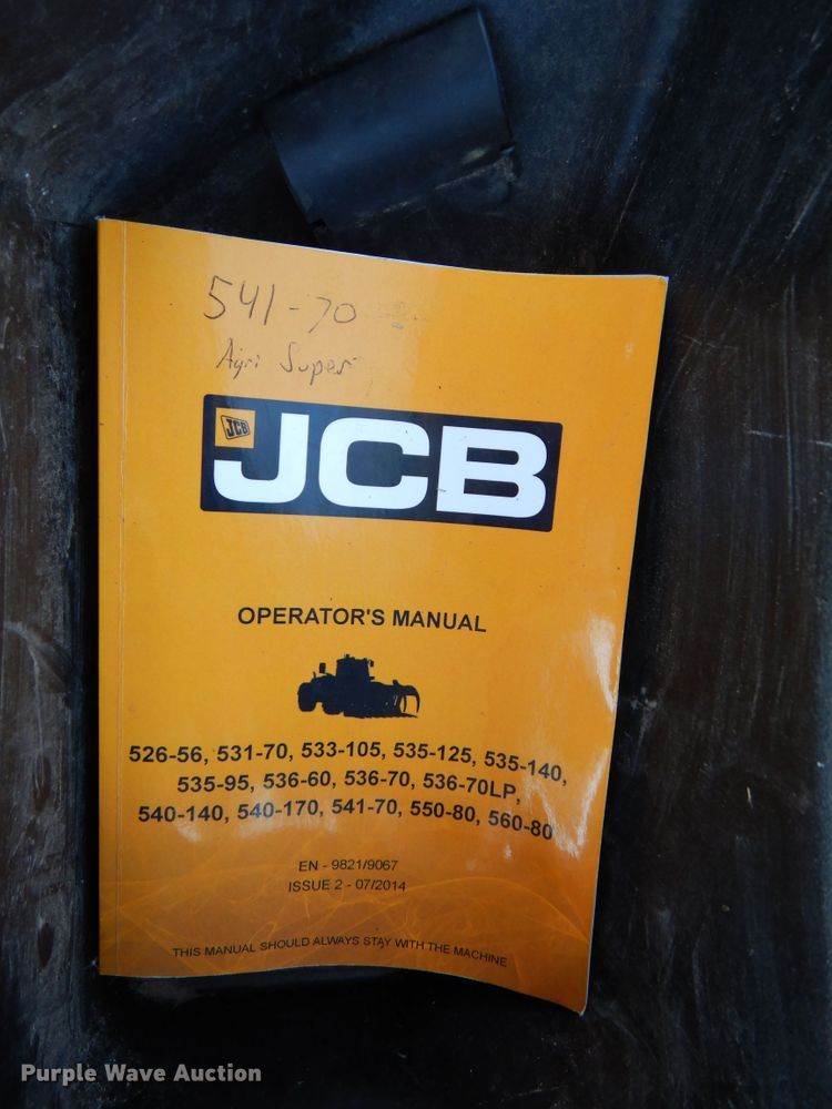 image for item DM6458 JCB 541-70AGS  telehandler