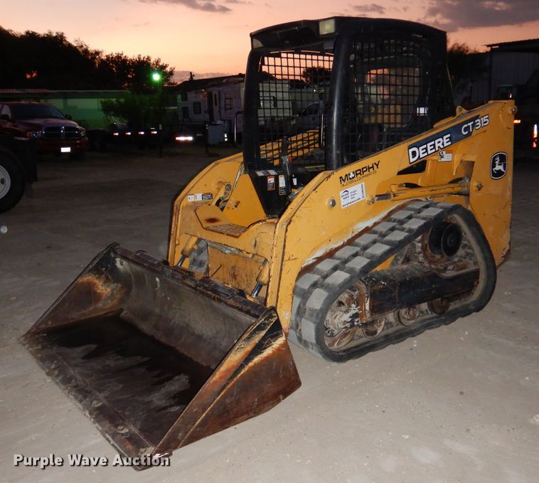 image for item DM6462 2009 John Deere CT315  tracked skid steer loader