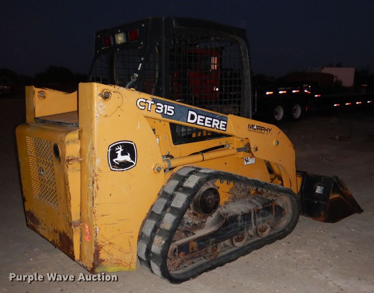 image for item DM6462 2009 John Deere CT315  tracked skid steer loader