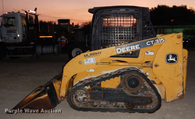 image for item DM6462 2009 John Deere CT315  tracked skid steer loader