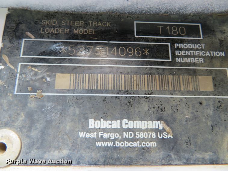 image for item DN5984 2005 Bobcat T180  tracked skid steer loader