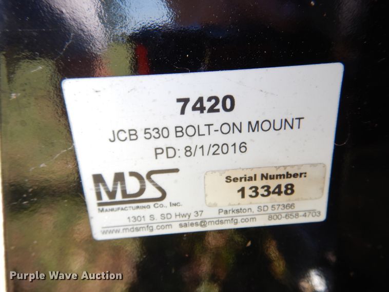 image for item ED9857 2016 MDS CBM3-96  8' W rock grapple bucket