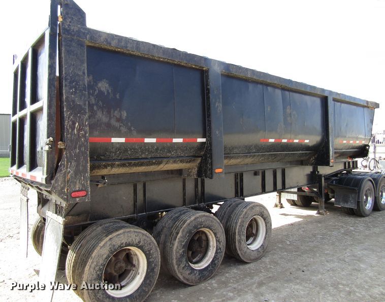 image for item GC9904 1985 Fruehauf TL  end dump trailer