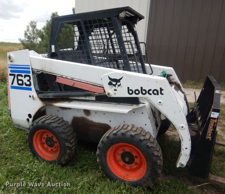 image for item HU9288 1996 Bobcat 763  skid steer loader
