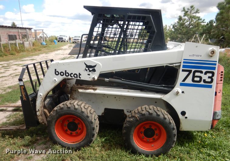 image for item HU9288 1996 Bobcat 763  skid steer loader