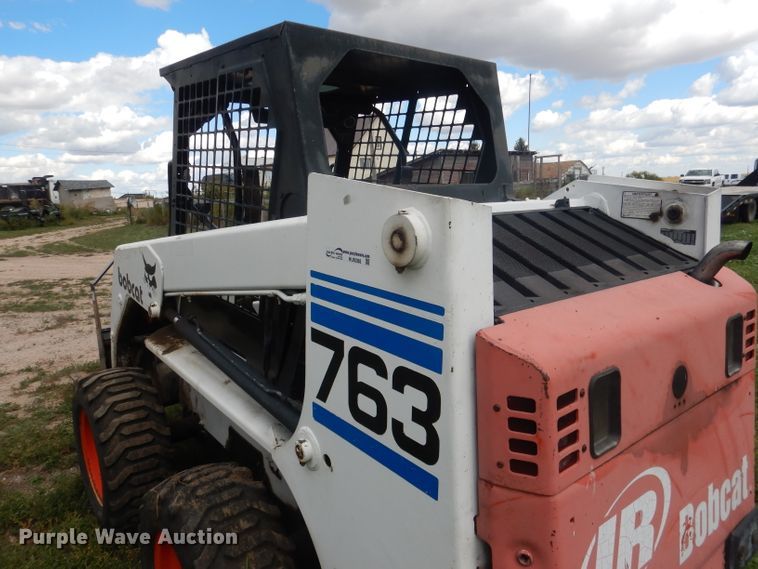 image for item HU9288 1996 Bobcat 763  skid steer loader