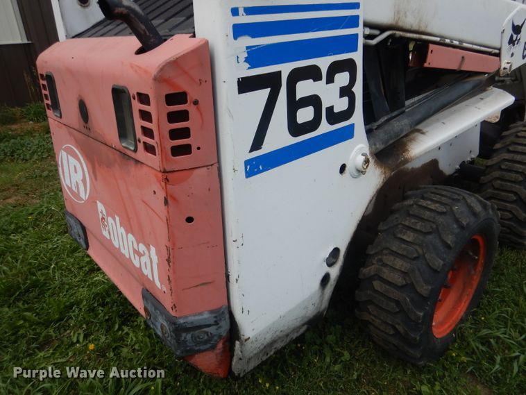 image for item HU9288 1996 Bobcat 763  skid steer loader