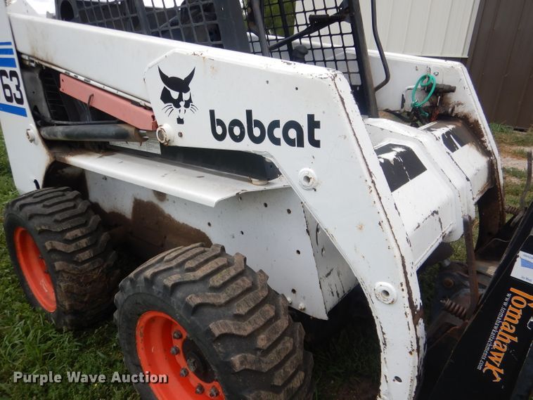 image for item HU9288 1996 Bobcat 763  skid steer loader