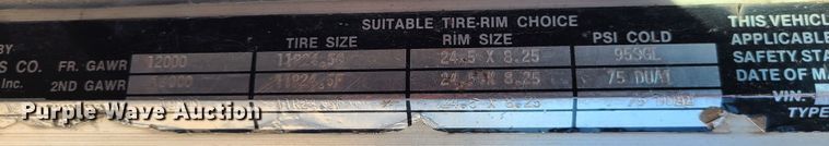 image for item IC9988 1984 Peterbilt 359  roll-off container truck