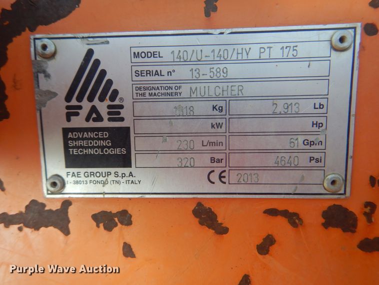 image for item ID9118 2013 Prime Tech PT-175  mulcher