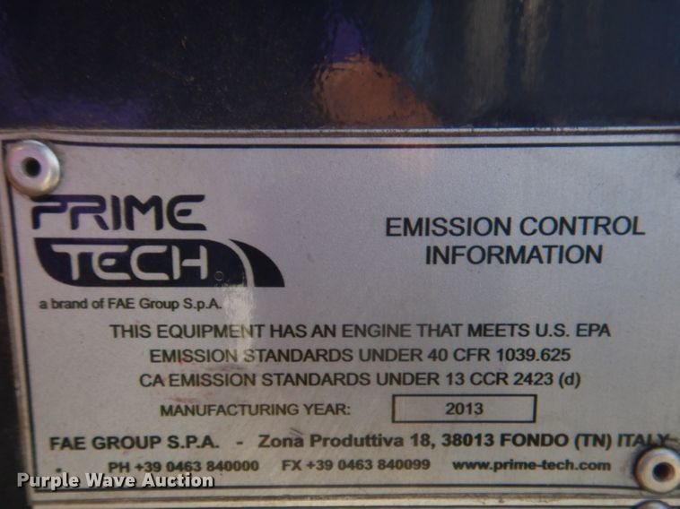 image for item ID9118 2013 Prime Tech PT-175  mulcher