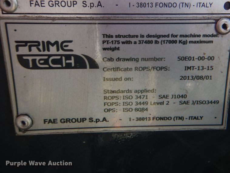 image for item ID9118 2013 Prime Tech PT-175  mulcher