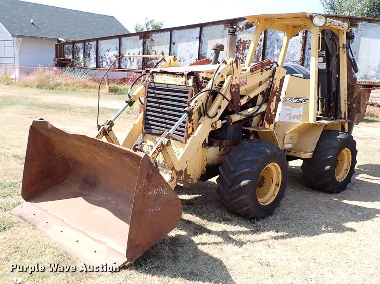 image for item IN9709 1986 New Holland LB620  backhoe