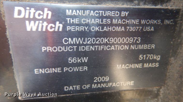 image for item IN9990 2009 Ditch Witch JT2020  directional boring unit