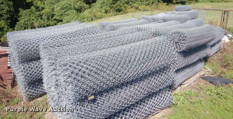 image for item JG9093 (60) rolls of chain link fencing