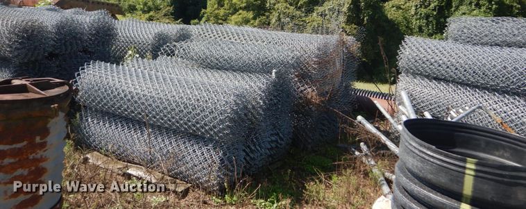 image for item JG9093 (60) rolls of chain link fencing