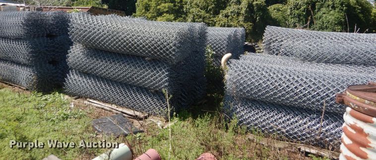 image for item JG9093 (60) rolls of chain link fencing