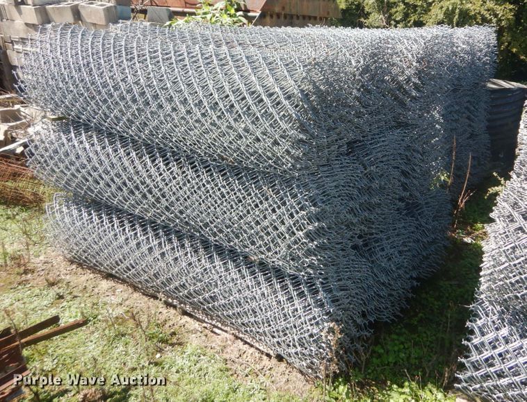 image for item JG9093 (60) rolls of chain link fencing