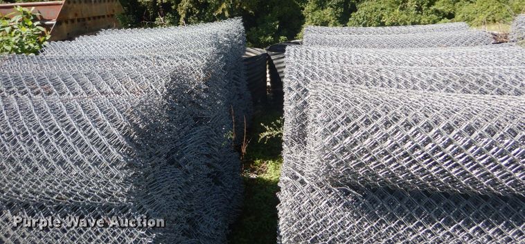 image for item JG9093 (60) rolls of chain link fencing