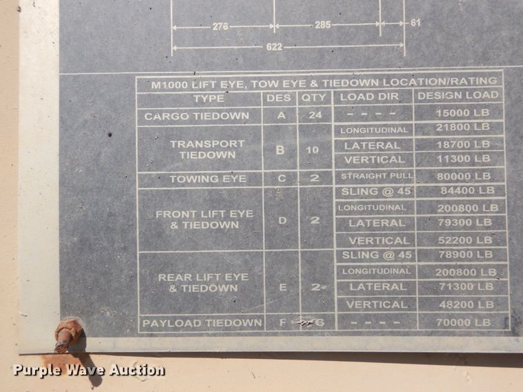 image for item JG9094 2012 Systems & Electronics M1000  equipment trailer