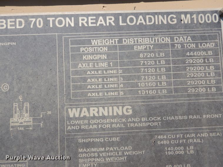 image for item JG9094 2012 Systems & Electronics M1000  equipment trailer