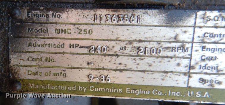 image for item JG9101 1984 Am General M929  dump truck