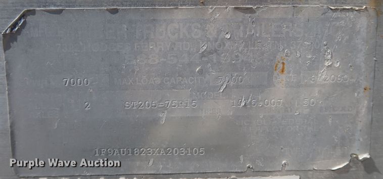 image for item JP9384 1999 Fiber Trucks & Trailers  fiber optic splicing trailer