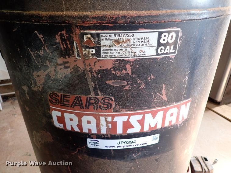 image for item JP9394 Craftsman  air compressor