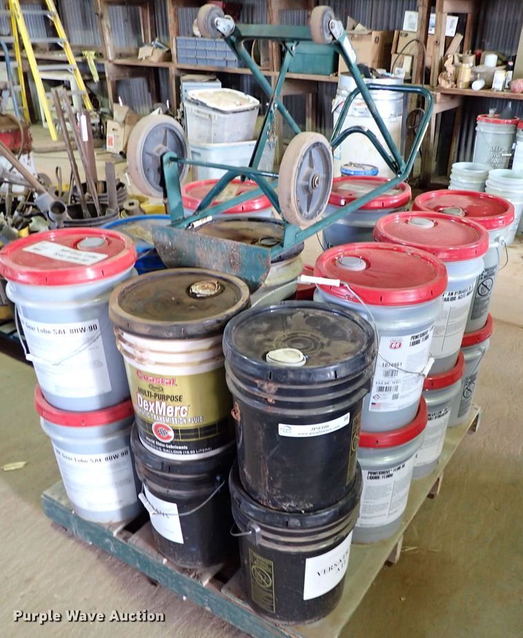 image for item JP9396 Approximately 20 five gallon buckets of  fluid