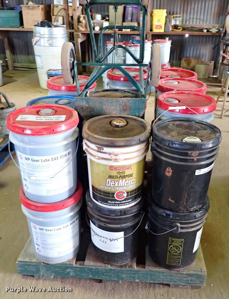 image for item JP9396 Approximately 20 five gallon buckets of  fluid