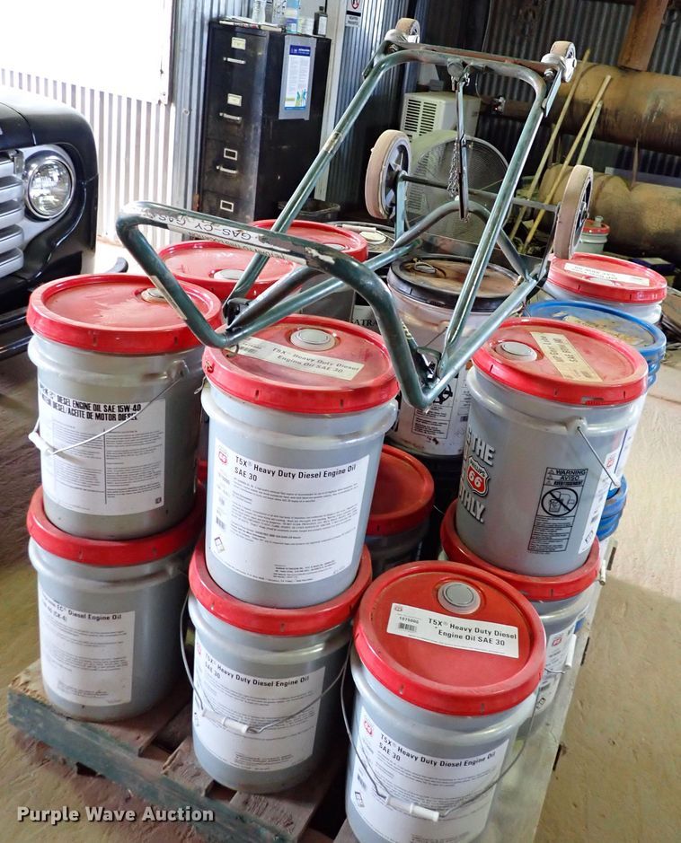 image for item JP9396 Approximately 20 five gallon buckets of  fluid