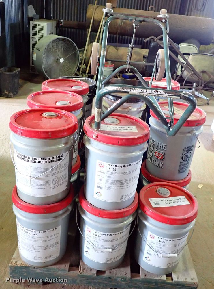 image for item JP9396 Approximately 20 five gallon buckets of  fluid