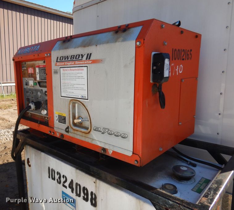 image for item JQ9148 2014 Lark United  enclosed cargo trailer with ground thaw machine