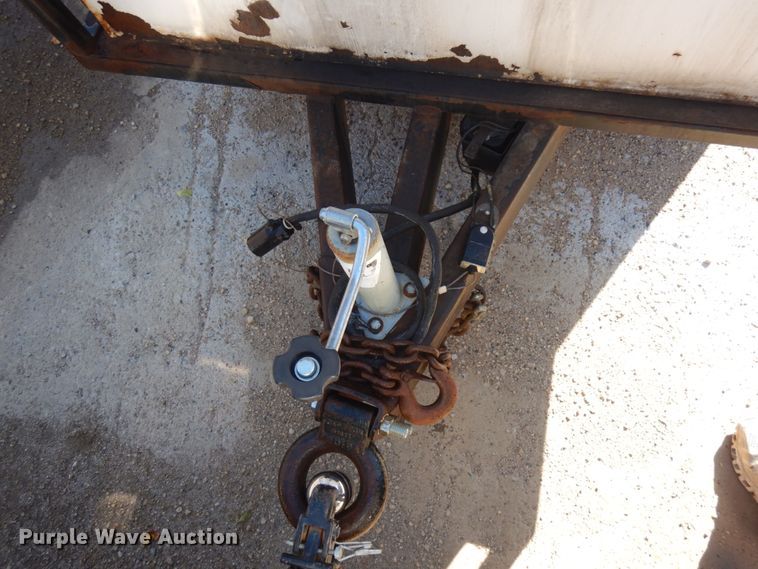 image for item JQ9148 2014 Lark United  enclosed cargo trailer with ground thaw machine