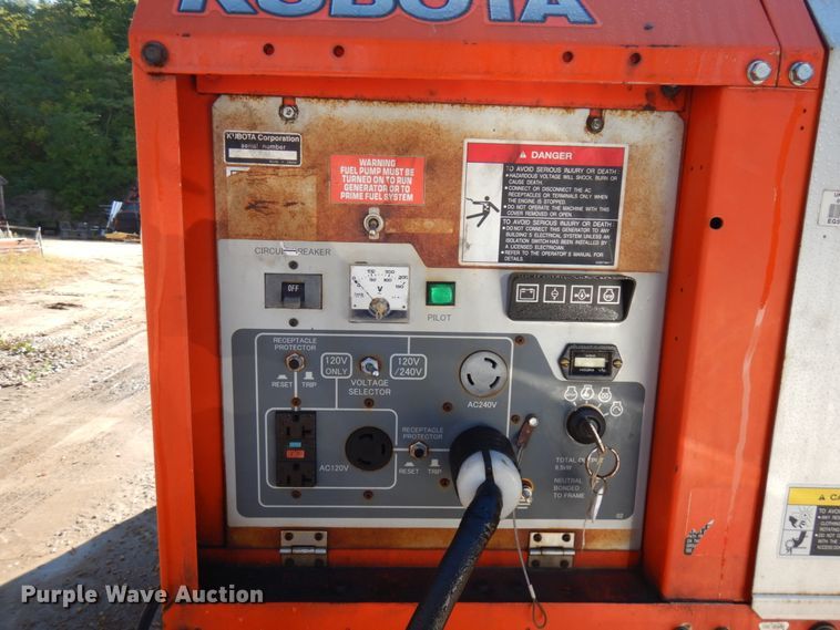 image for item JQ9148 2014 Lark United  enclosed cargo trailer with ground thaw machine