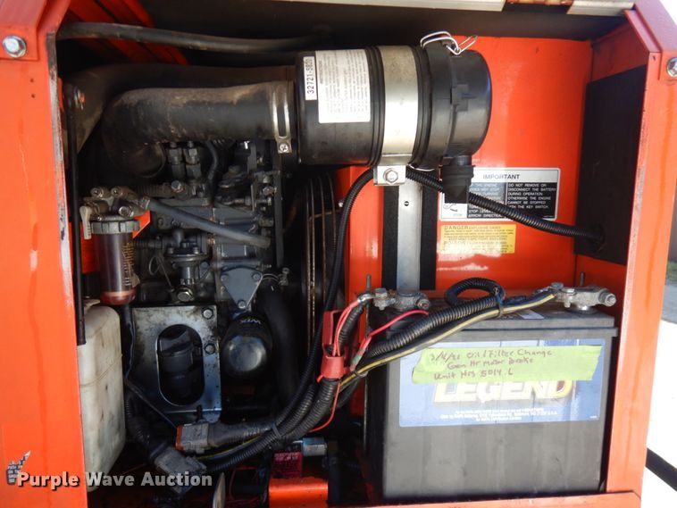 image for item JQ9148 2014 Lark United  enclosed cargo trailer with ground thaw machine