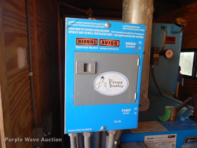 image for item JQ9148 2014 Lark United  enclosed cargo trailer with ground thaw machine