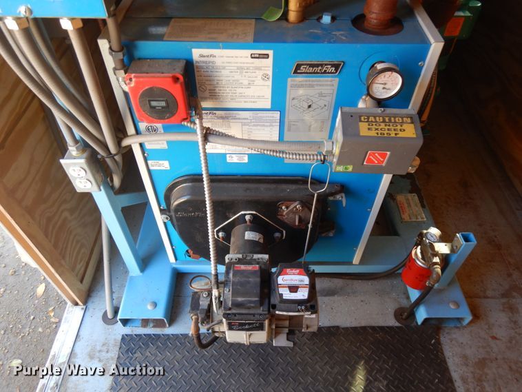 image for item JQ9148 2014 Lark United  enclosed cargo trailer with ground thaw machine