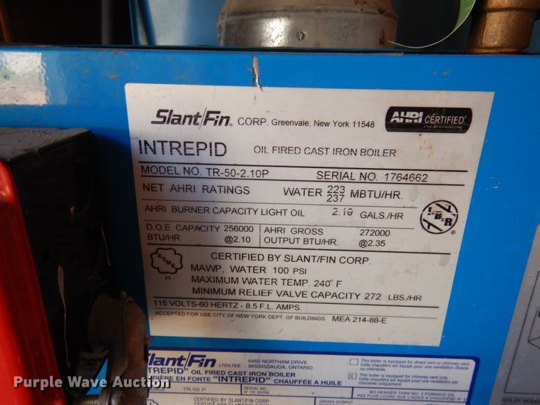 image for item JQ9148 2014 Lark United  enclosed cargo trailer with ground thaw machine